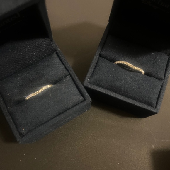 TWO brand new 14k gold wedding bands. Never worn